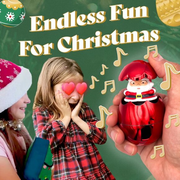 Christmas Tree Ornament Egg, Pop & Play Christmas Ball is the Best 2024 - Picture 3 of 5